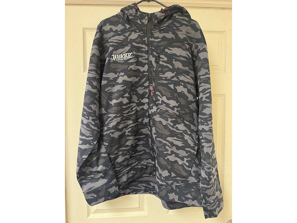 Camo Black Simms CX Hoody (Full Zip)